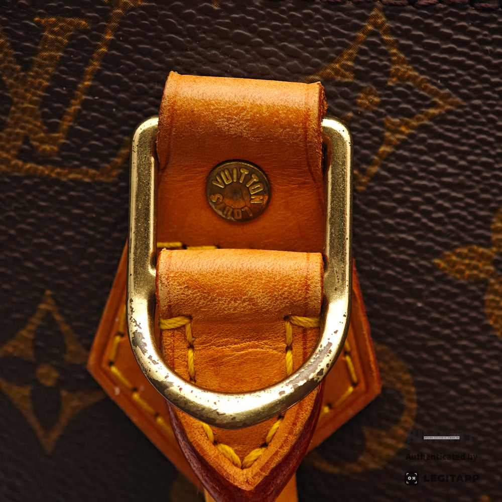 LOUIS VUITTON Alma Monogram Canvas Brown Hand Bag 【ImportFeeFREE】
