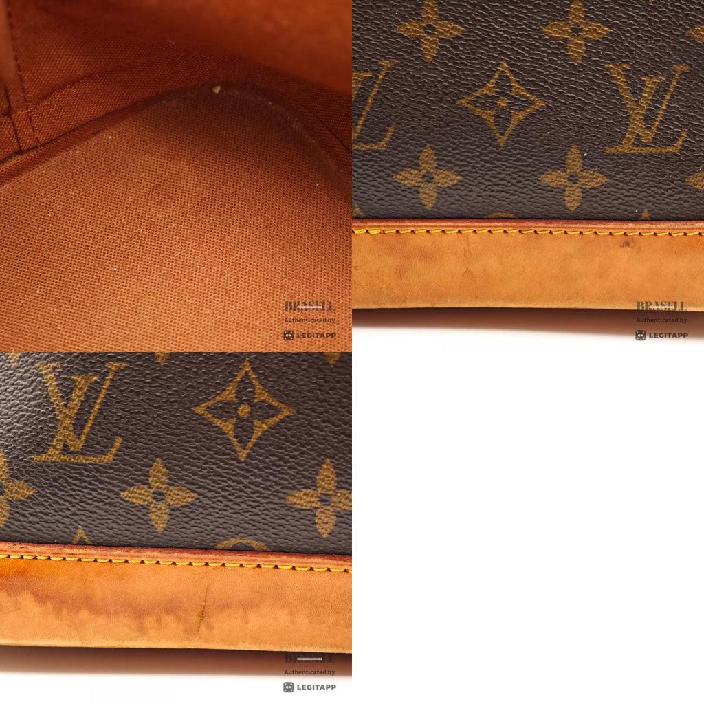 LOUIS VUITTON Alma Monogram Canvas Brown Hand Bag 【ImportFeeFREE】