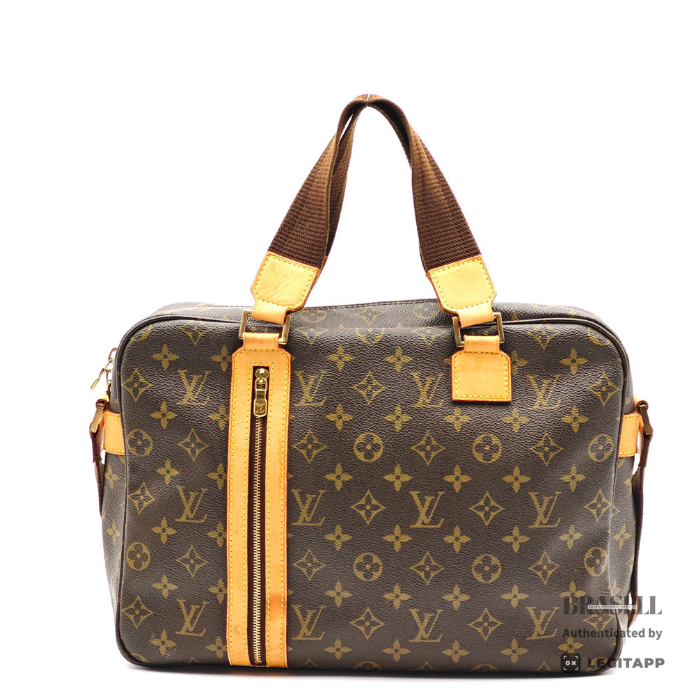 LOUIS VUITTON Sac Bosphore Monogram Canvas Brown Business Bag 【ImportFeeFREE】