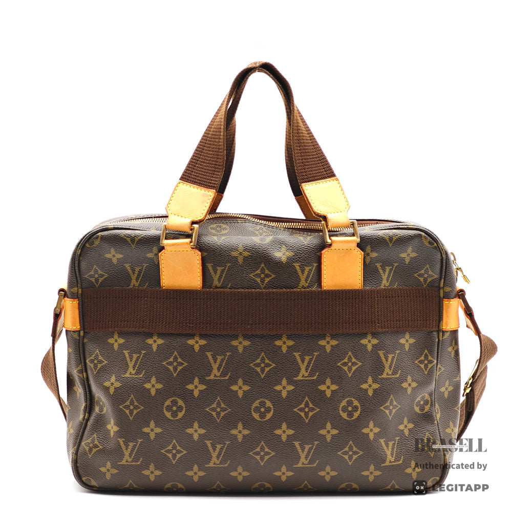 LOUIS VUITTON Sac Bosphore Monogram Canvas Brown Business Bag 【ImportFeeFREE】