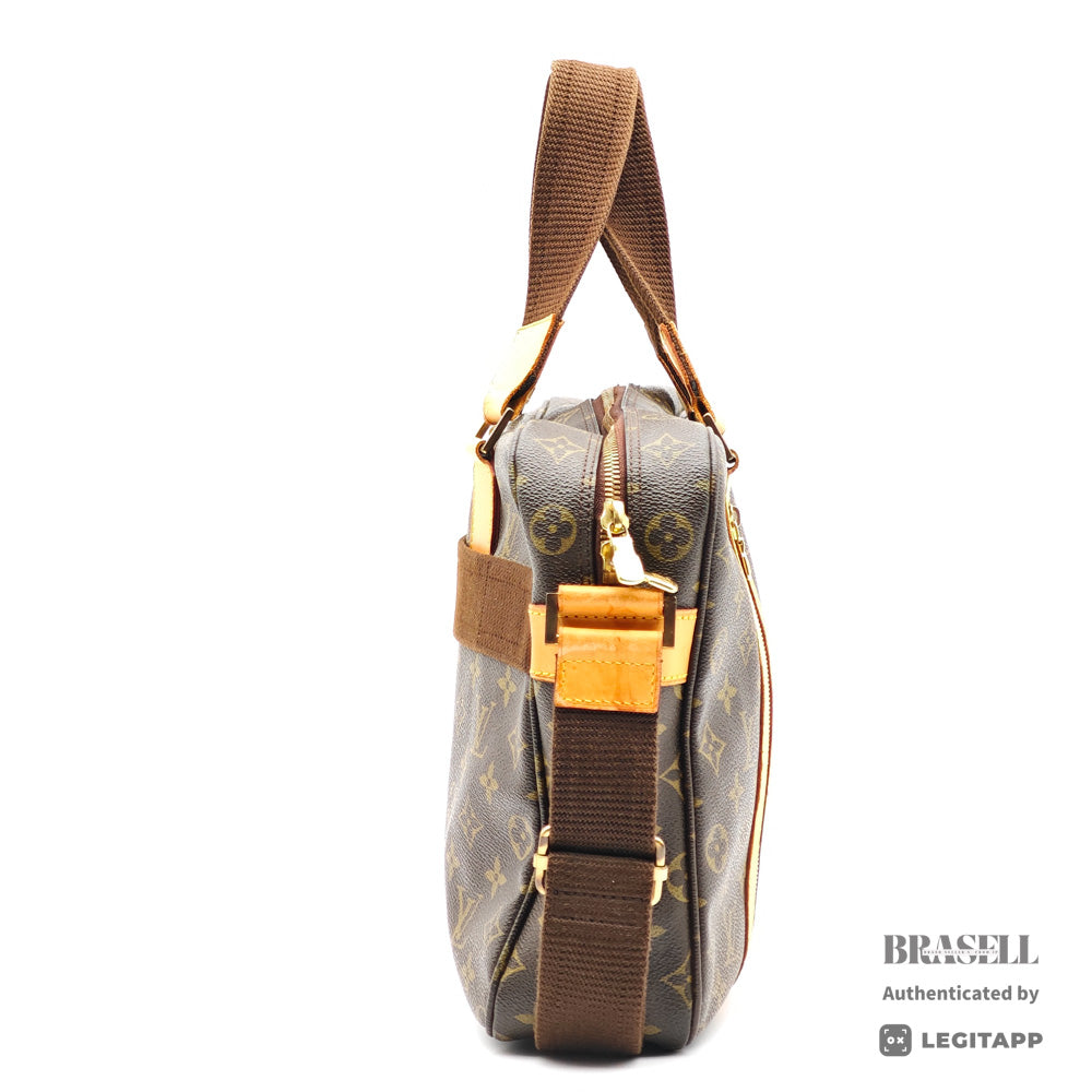 LOUIS VUITTON Sac Bosphore Monogram Canvas Brown Business Bag 【ImportFeeFREE】