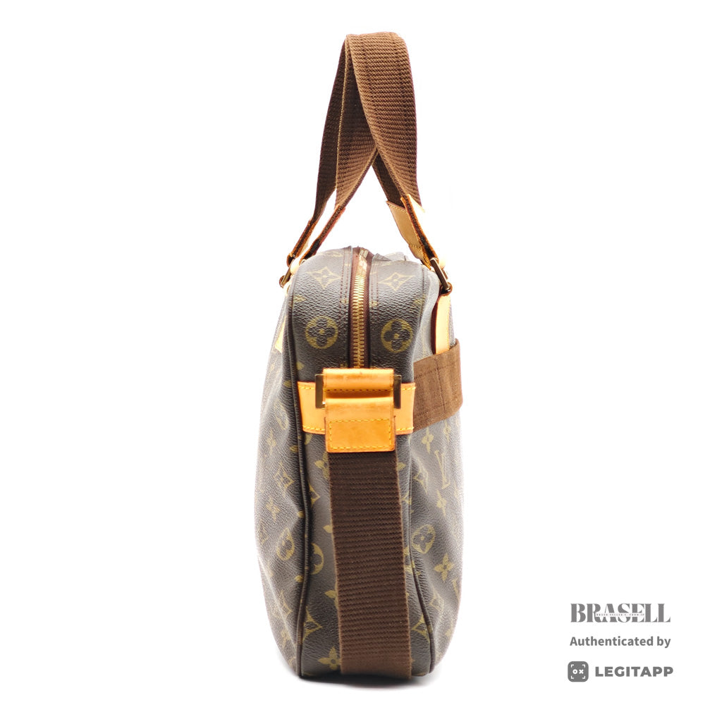 LOUIS VUITTON Sac Bosphore Monogram Canvas Brown Business Bag 【ImportFeeFREE】