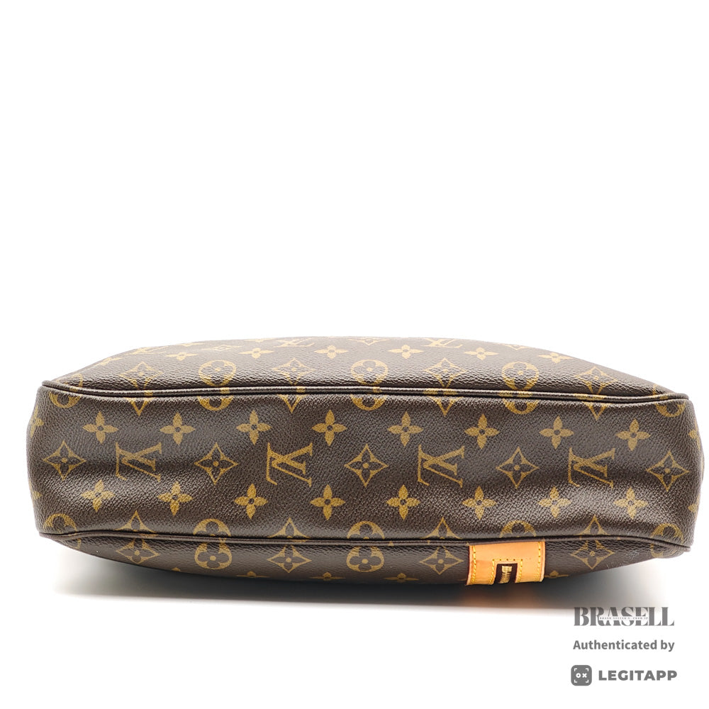 LOUIS VUITTON Sac Bosphore Monogram Canvas Brown Business Bag 【ImportFeeFREE】