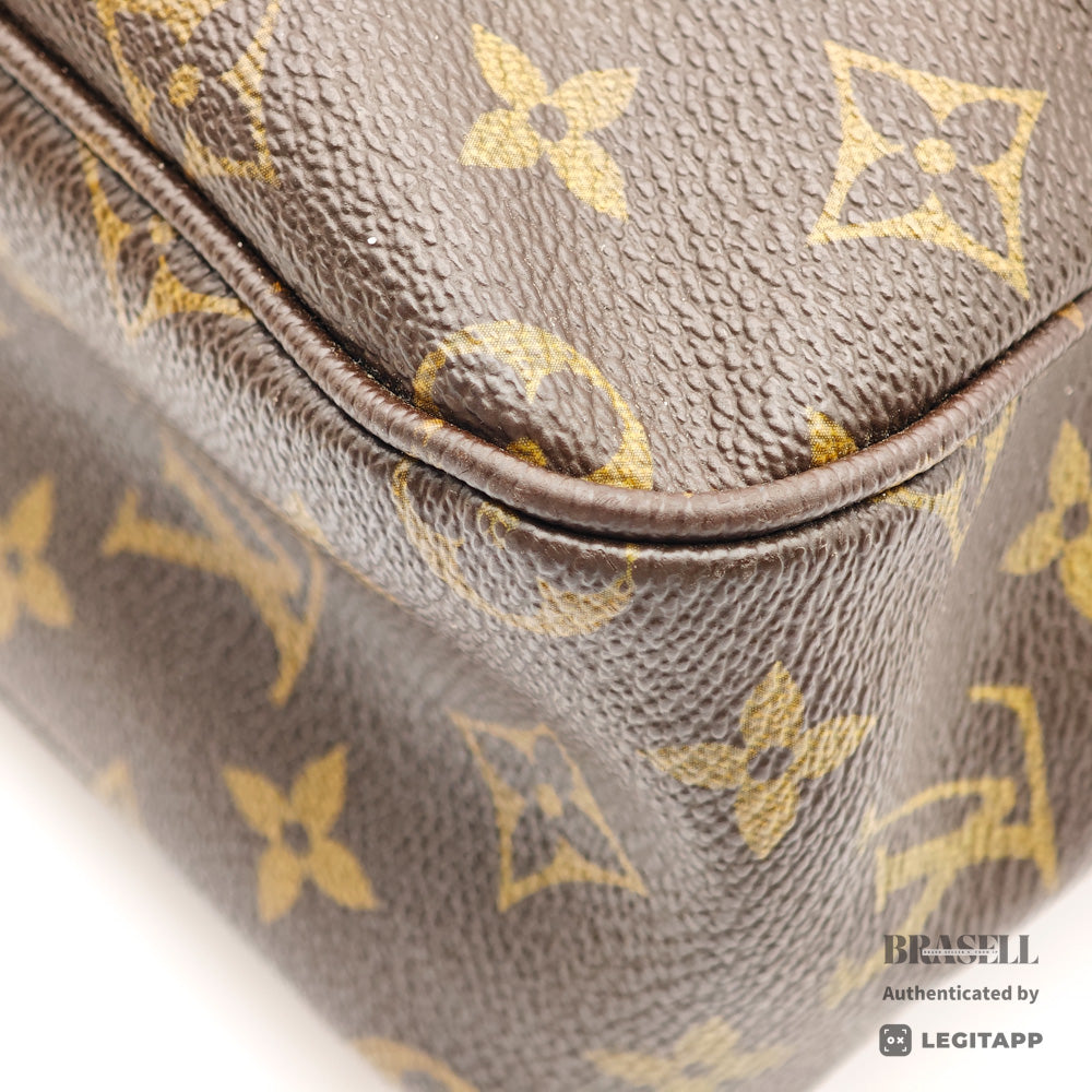 LOUIS VUITTON Sac Bosphore Monogram Canvas Brown Business Bag 【ImportFeeFREE】