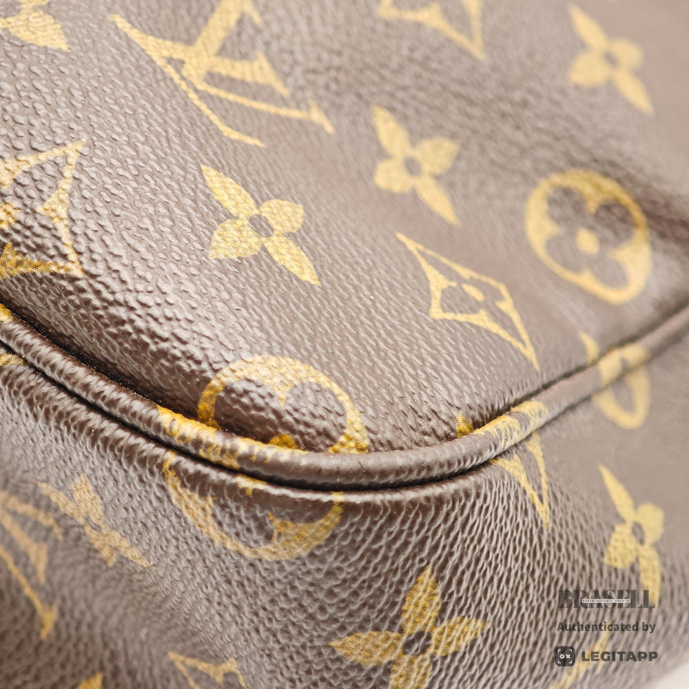 LOUIS VUITTON Sac Bosphore Monogram Canvas Brown Business Bag 【ImportFeeFREE】
