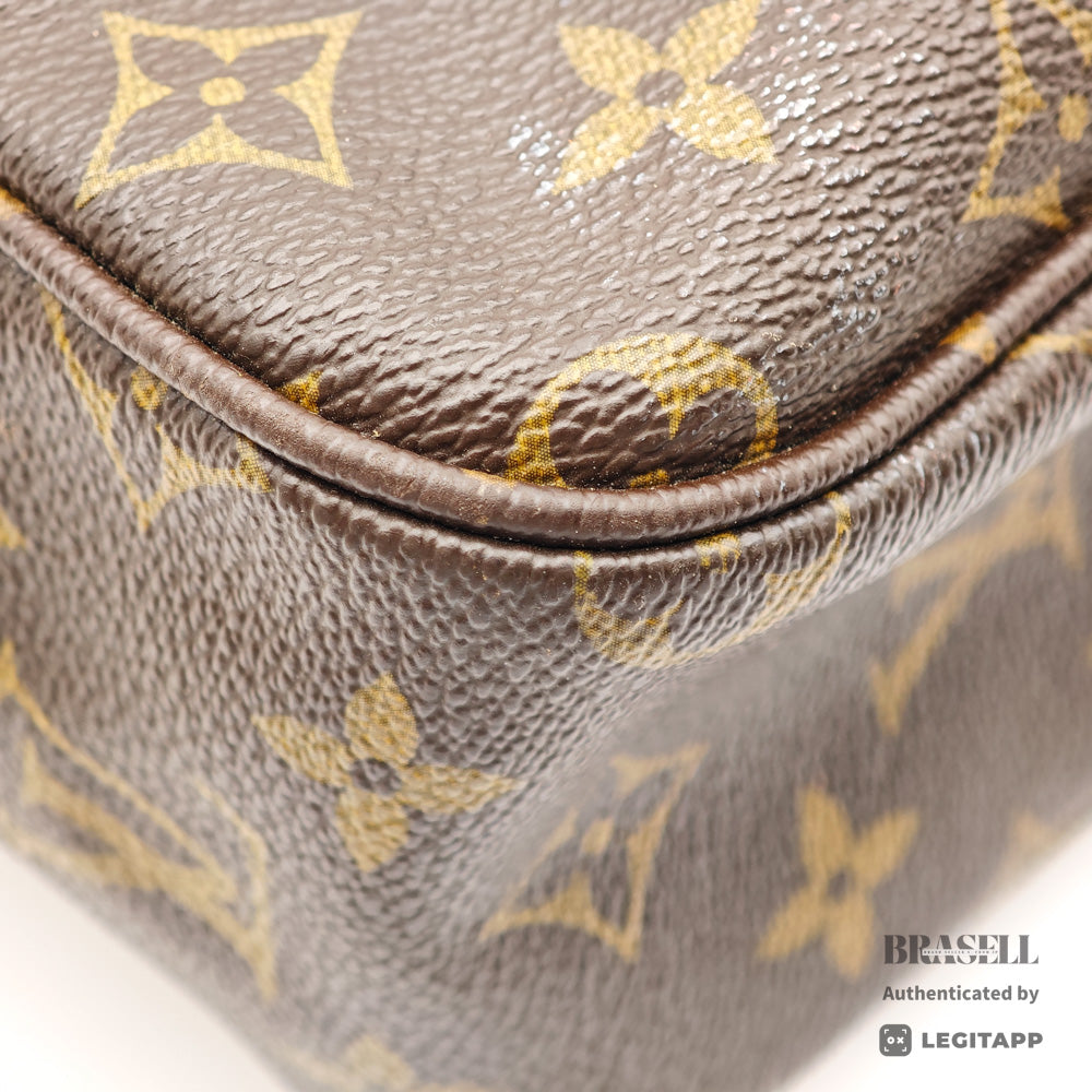 LOUIS VUITTON Sac Bosphore Monogram Canvas Brown Business Bag 【ImportFeeFREE】