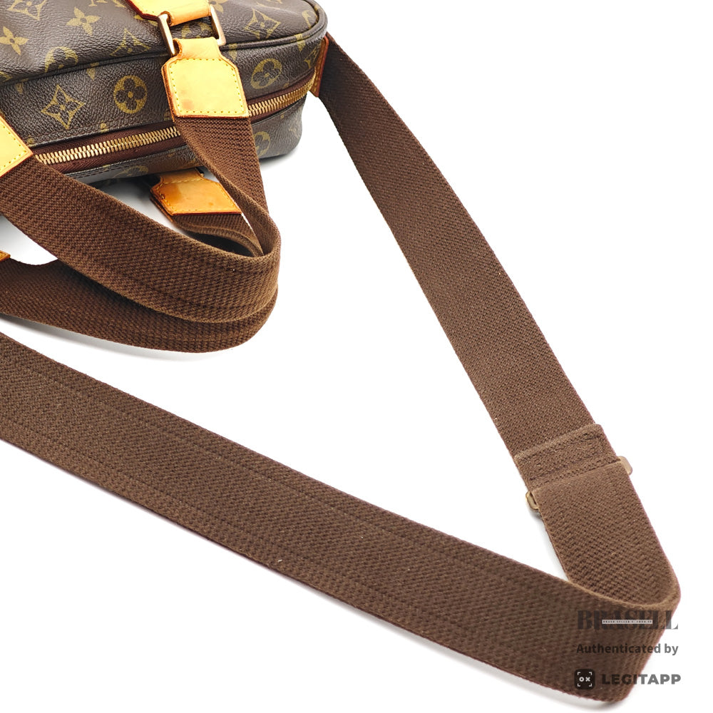 LOUIS VUITTON Sac Bosphore Monogram Canvas Brown Business Bag 【ImportFeeFREE】