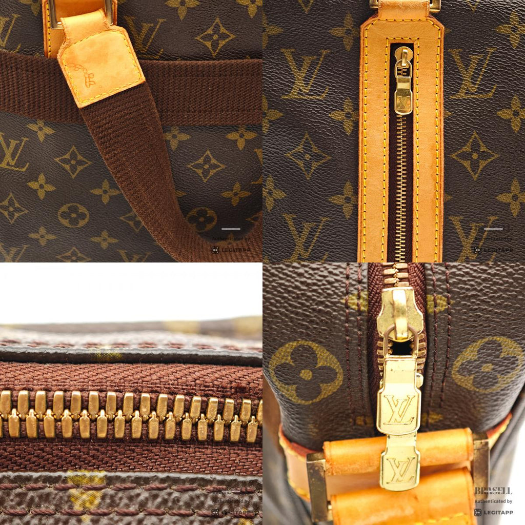 LOUIS VUITTON Sac Bosphore Monogram Canvas Brown Business Bag 【ImportFeeFREE】