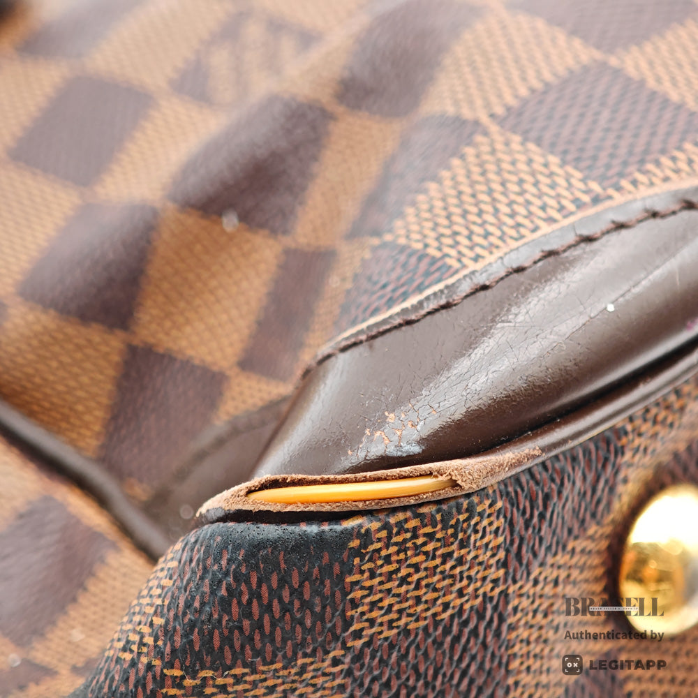 LOUIS VUITTON Verona MM Damier Canvas Brown Shoulder Bag 【ImportFeeFREE】