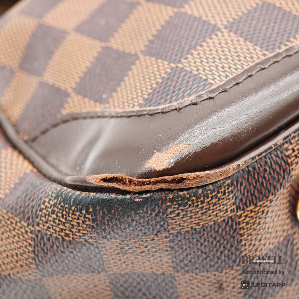 LOUIS VUITTON Verona MM Damier Canvas Brown Shoulder Bag 【ImportFeeFREE】