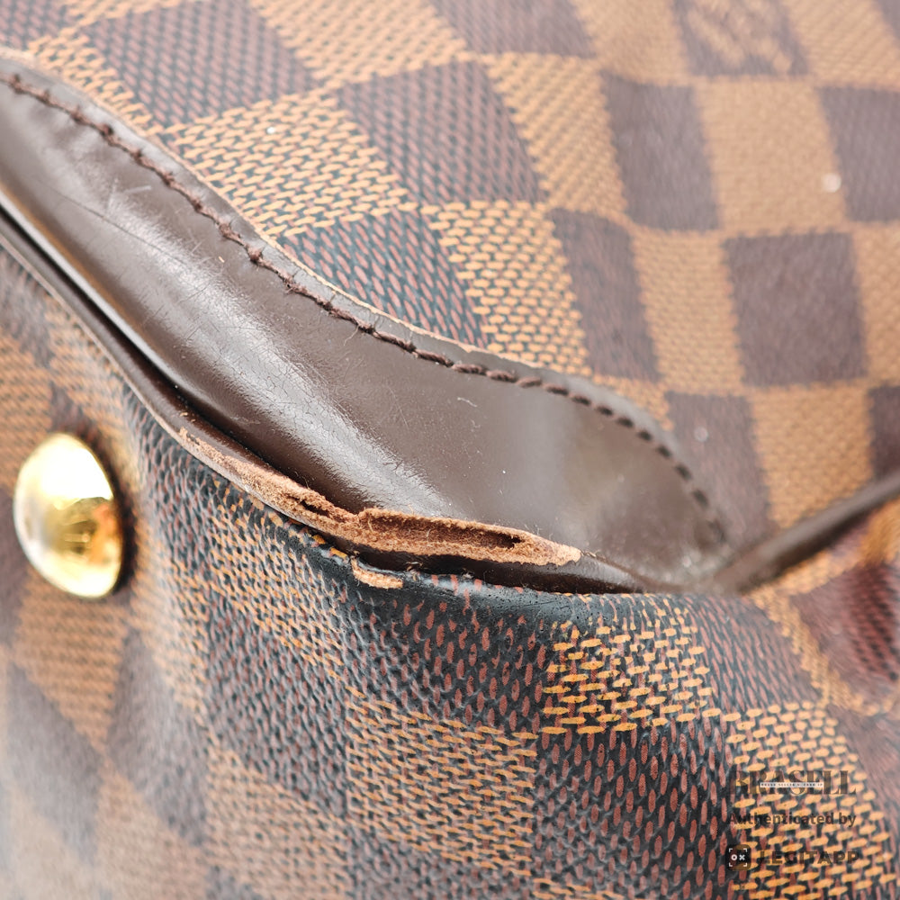 LOUIS VUITTON Verona MM Damier Canvas Brown Shoulder Bag 【ImportFeeFREE】