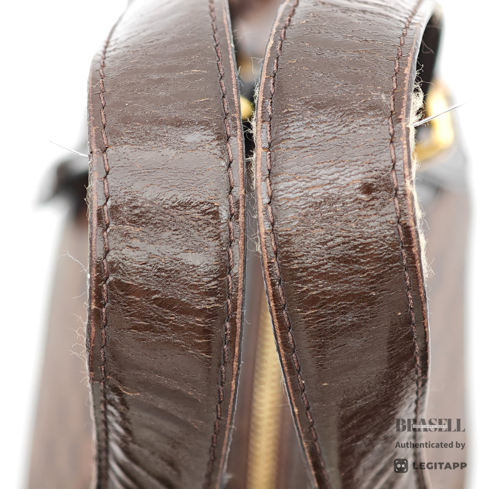 LOUIS VUITTON Verona MM Damier Canvas Brown Shoulder Bag 【ImportFeeFREE】