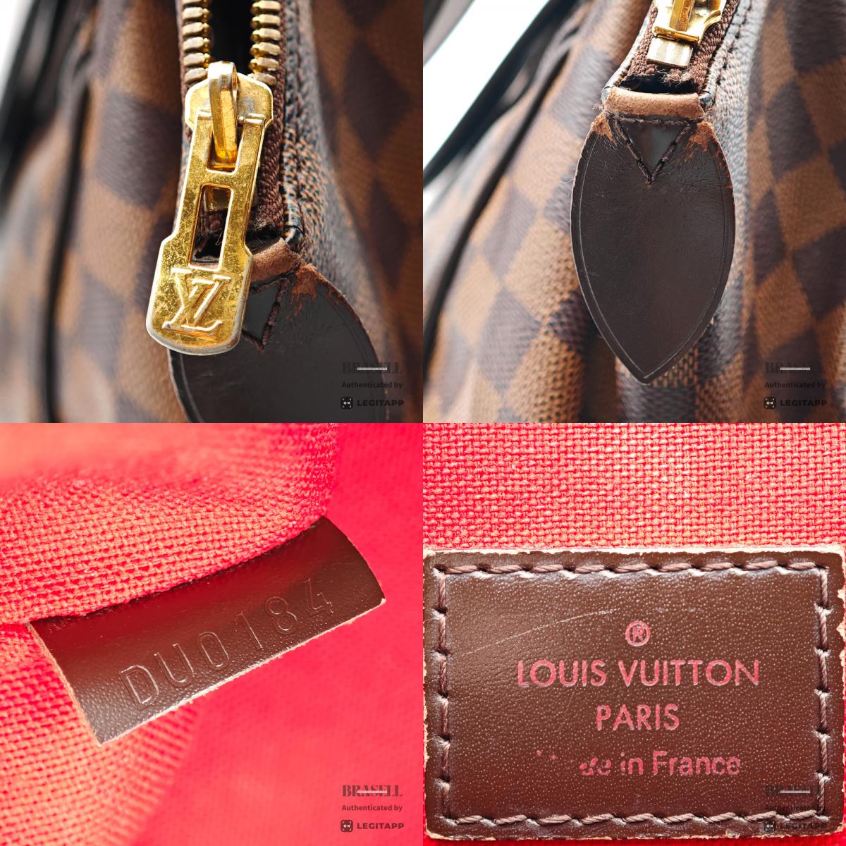 LOUIS VUITTON Verona MM Damier Canvas Brown Shoulder Bag 【ImportFeeFREE】