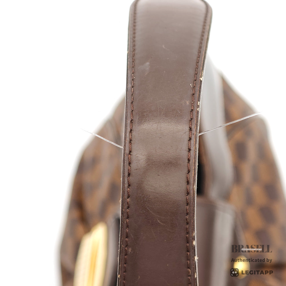 LOUIS VUITTON Sistina MM Damier Canvas Brown Tote Bag 【ImportFeeFREE】