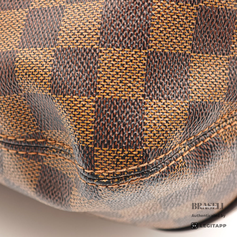 LOUIS VUITTON Sistina MM Damier Canvas Brown Tote Bag 【ImportFeeFREE】