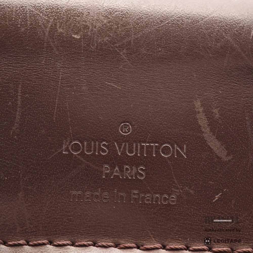 LOUIS VUITTON Sistina MM Damier Canvas Brown Tote Bag 【ImportFeeFREE】