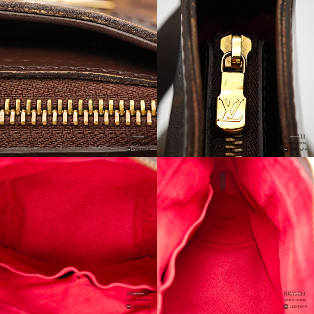 LOUIS VUITTON Sistina MM Damier Canvas Brown Tote Bag 【ImportFeeFREE】