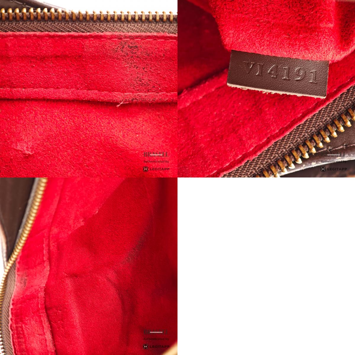LOUIS VUITTON Sistina MM Damier Canvas Brown Tote Bag 【ImportFeeFREE】