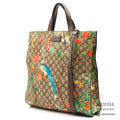 GUCCI TIAN GG Supreme Bird Canvas Beige Tote Bag 450950 【ImportFeeFREE】
