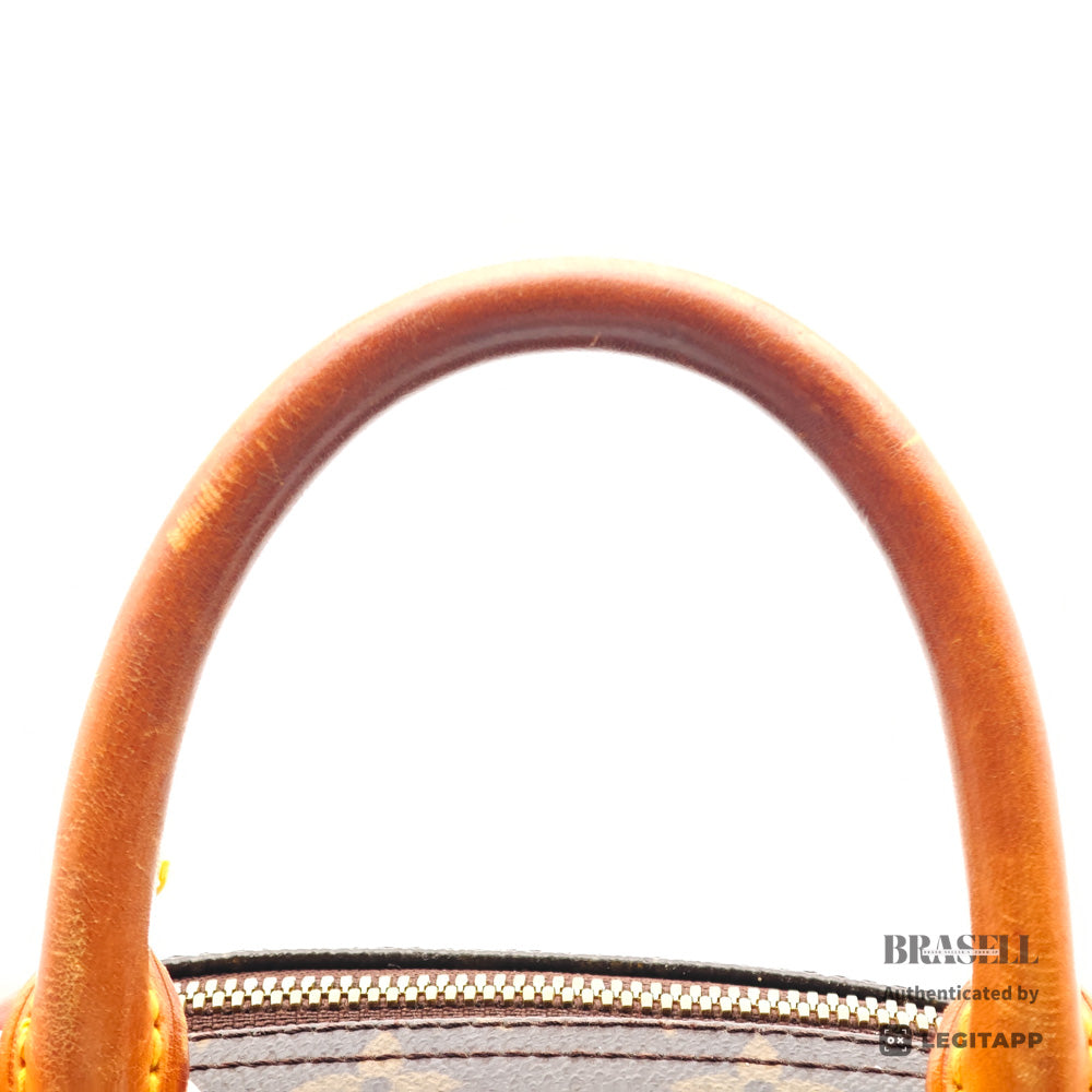 LOUIS VUITTON Trouville Monogram Canvas Brown Hand Bag M42228 【ImportFeeFREE】