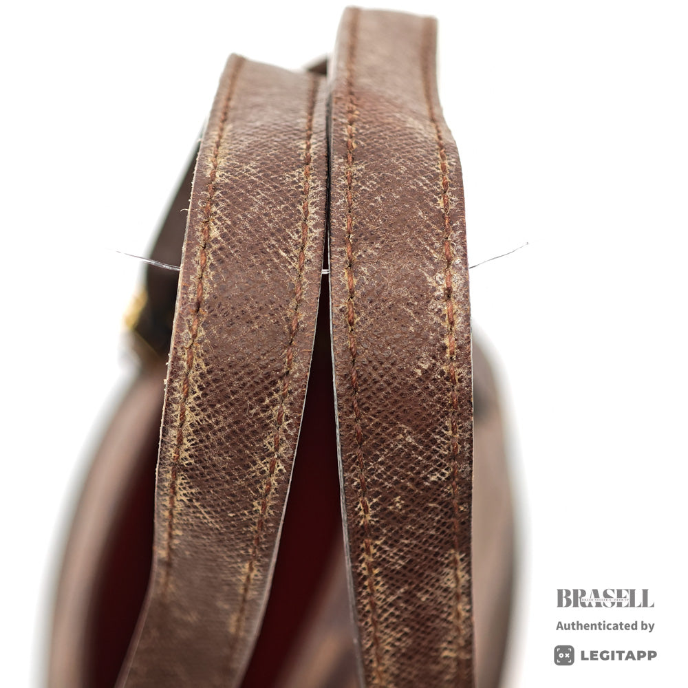 LOUIS VUITTON Mare Damier Canvas Brown Hand Bag N42240 【ImportFeeFREE】