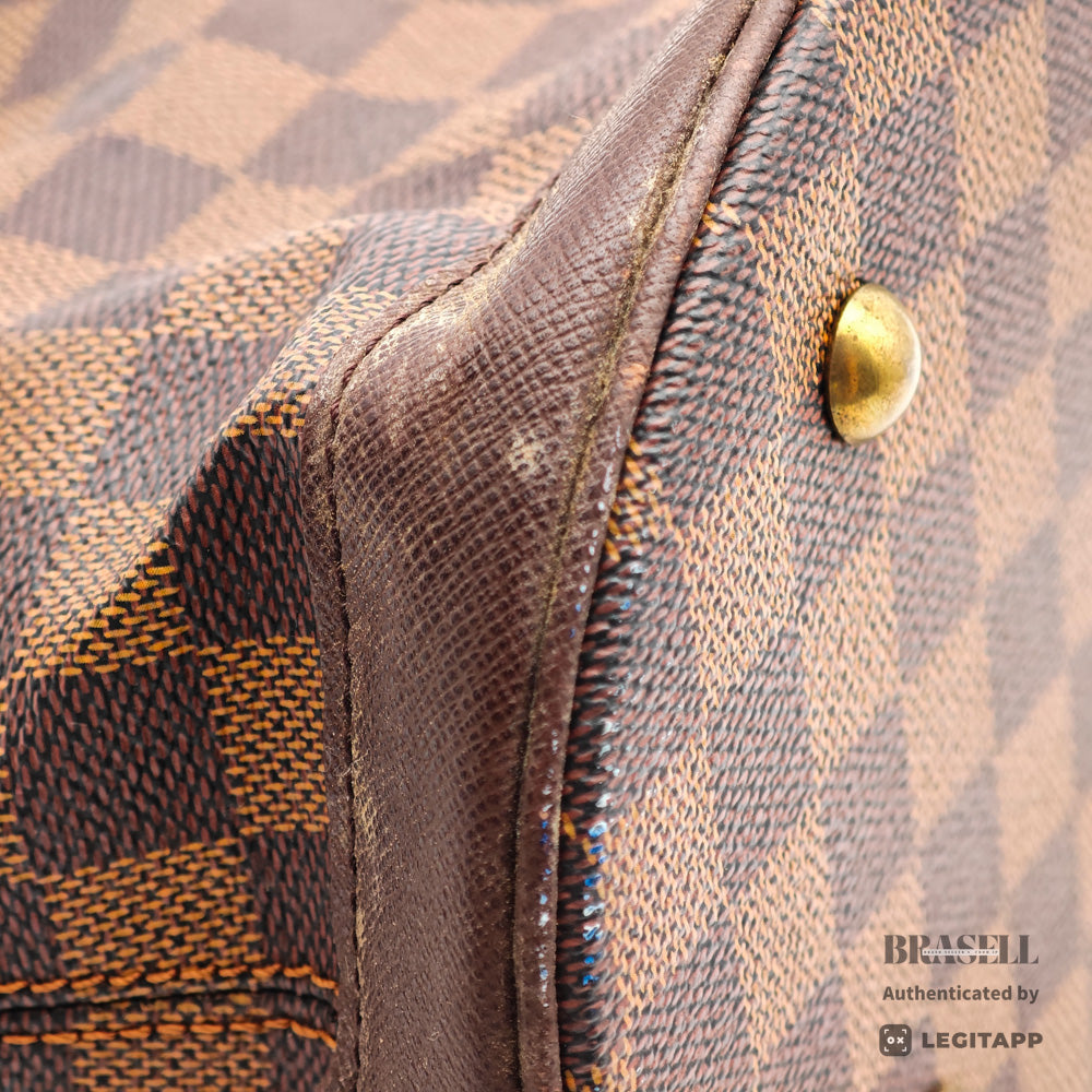 LOUIS VUITTON Mare Damier Canvas Brown Hand Bag N42240 【ImportFeeFREE】