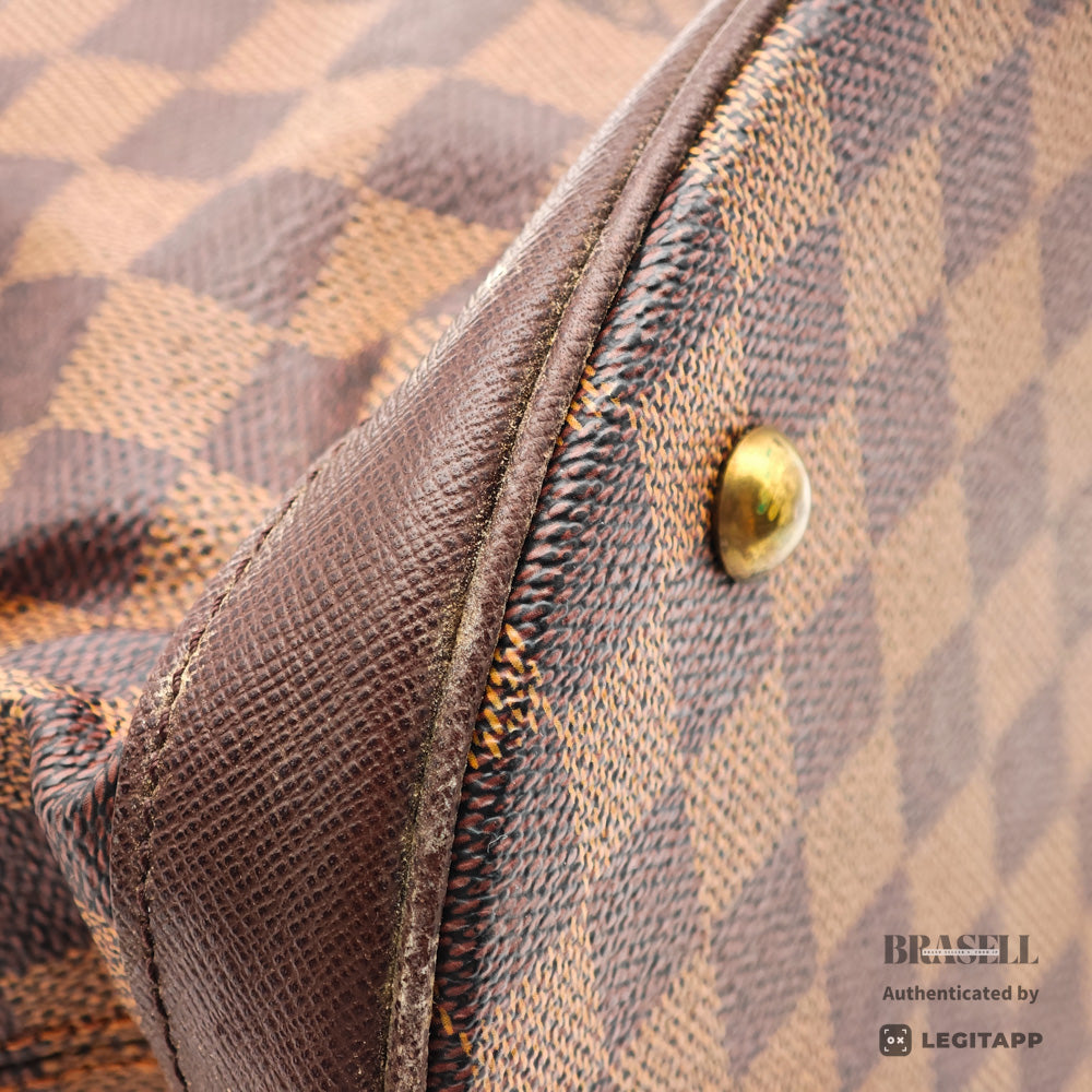 LOUIS VUITTON Mare Damier Canvas Brown Hand Bag N42240 【ImportFeeFREE】