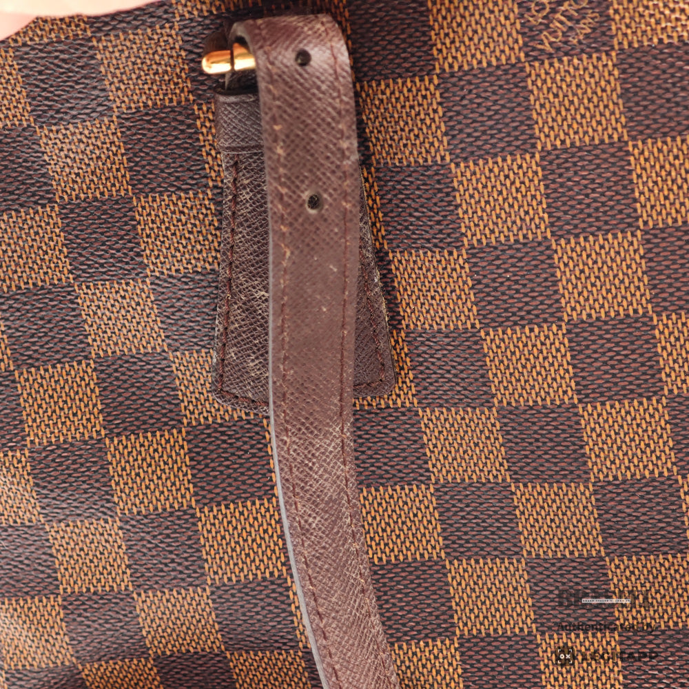 LOUIS VUITTON Mare Damier Canvas Brown Hand Bag N42240 【ImportFeeFREE】