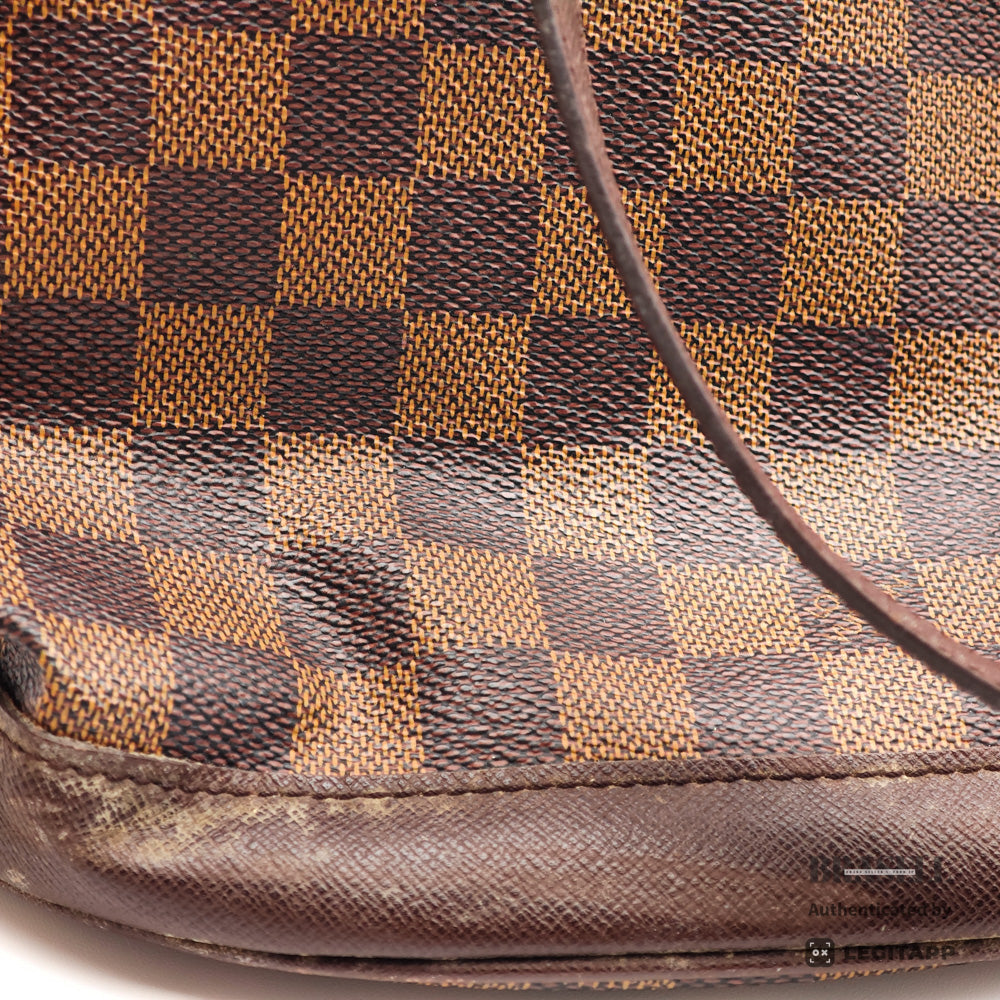 LOUIS VUITTON Mare Damier Canvas Brown Hand Bag N42240 【ImportFeeFREE】