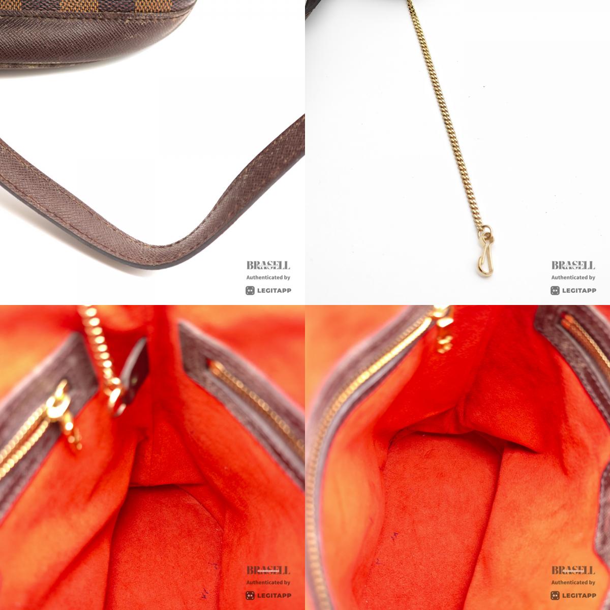 LOUIS VUITTON Mare Damier Canvas Brown Hand Bag N42240 【ImportFeeFREE】