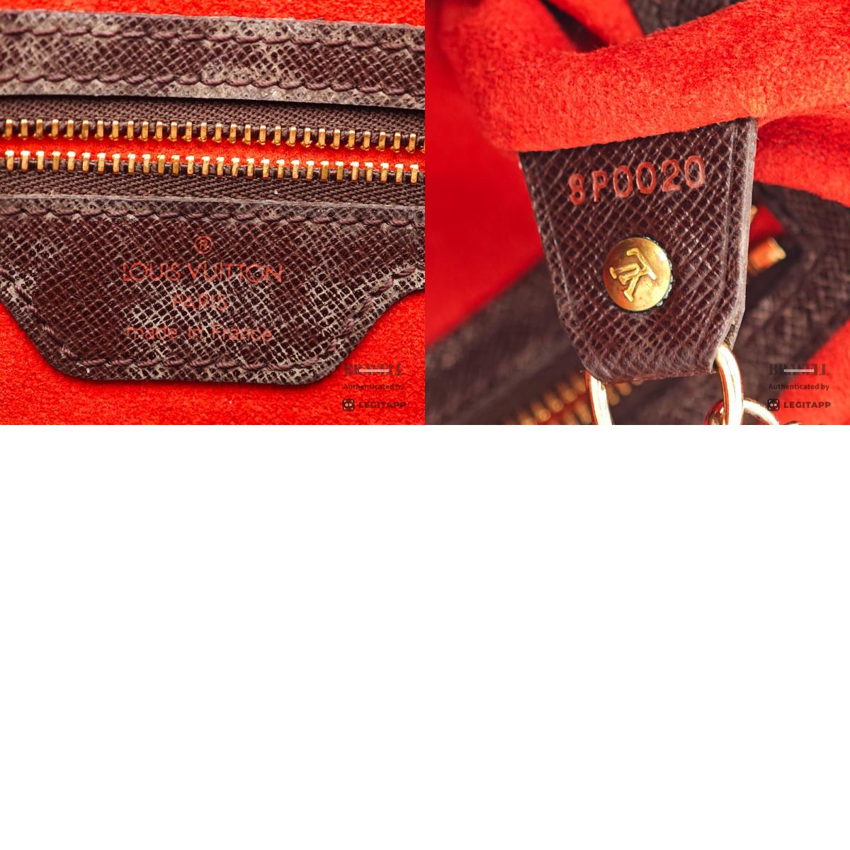 LOUIS VUITTON Mare Damier Canvas Brown Hand Bag N42240 【ImportFeeFREE】
