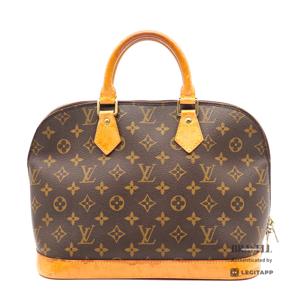 LOUIS VUITTON Alma PM Monogram Canvas Brown Hand Bag 【ImportFeeFREE】