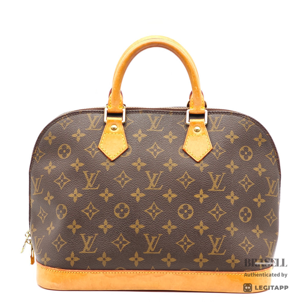 LOUIS VUITTON Alma PM Monogram Canvas Brown Hand Bag 【ImportFeeFREE】