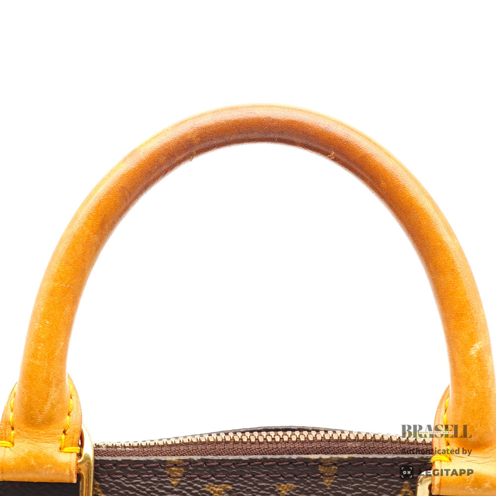 LOUIS VUITTON Alma PM Monogram Canvas Brown Hand Bag 【ImportFeeFREE】
