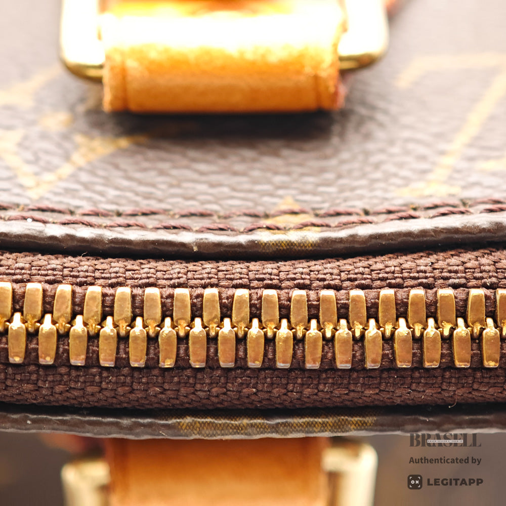 LOUIS VUITTON Alma PM Monogram Canvas Brown Hand Bag 【ImportFeeFREE】