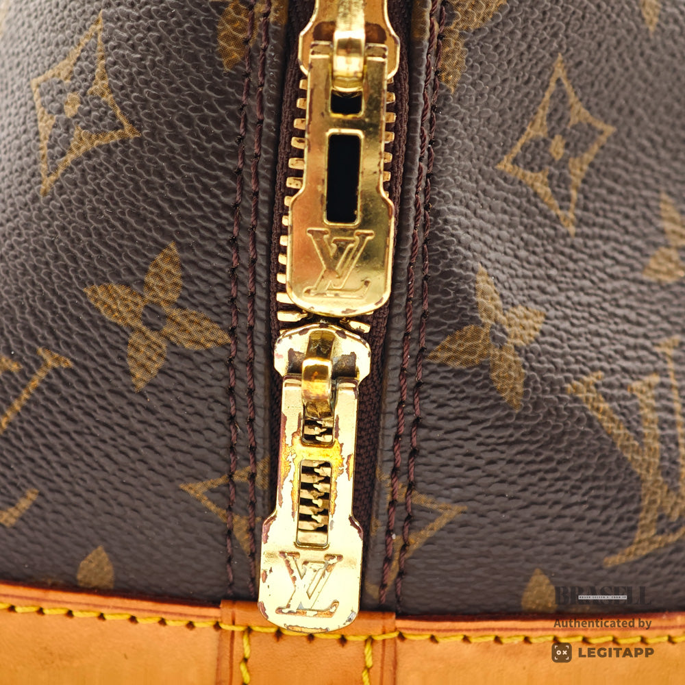 LOUIS VUITTON Alma PM Monogram Canvas Brown Hand Bag 【ImportFeeFREE】