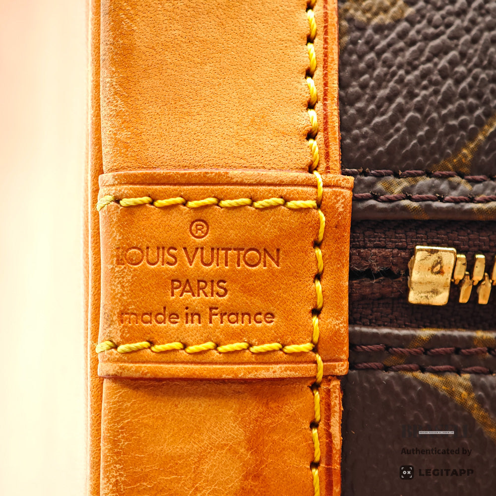 LOUIS VUITTON Alma PM Monogram Canvas Brown Hand Bag 【ImportFeeFREE】
