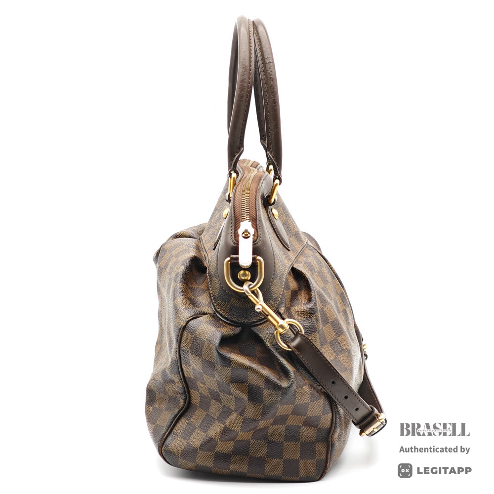 LOUIS VUITTON Trevi GM Damier Canvas Brown 2Way Hand Bag【ImportFeeFREE】