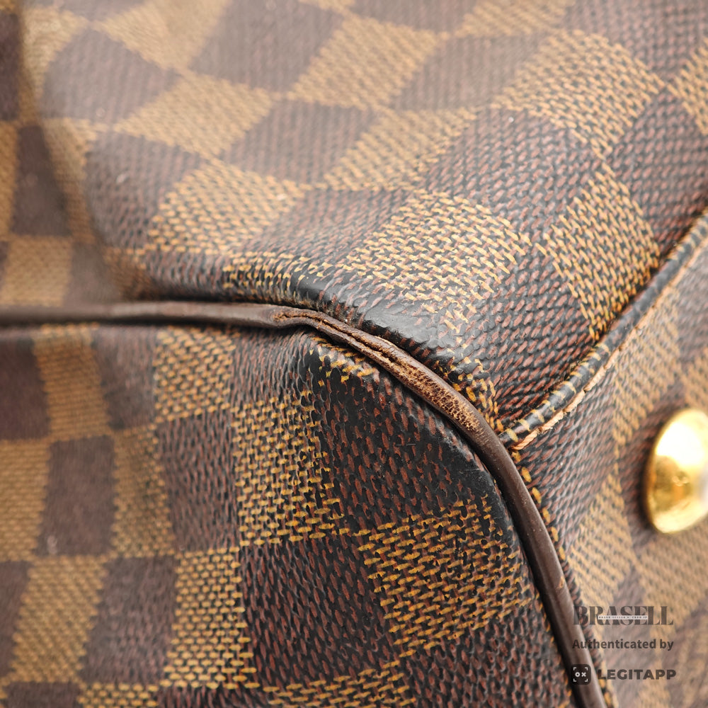 LOUIS VUITTON Trevi GM Damier Canvas Brown 2Way Hand Bag【ImportFeeFREE】