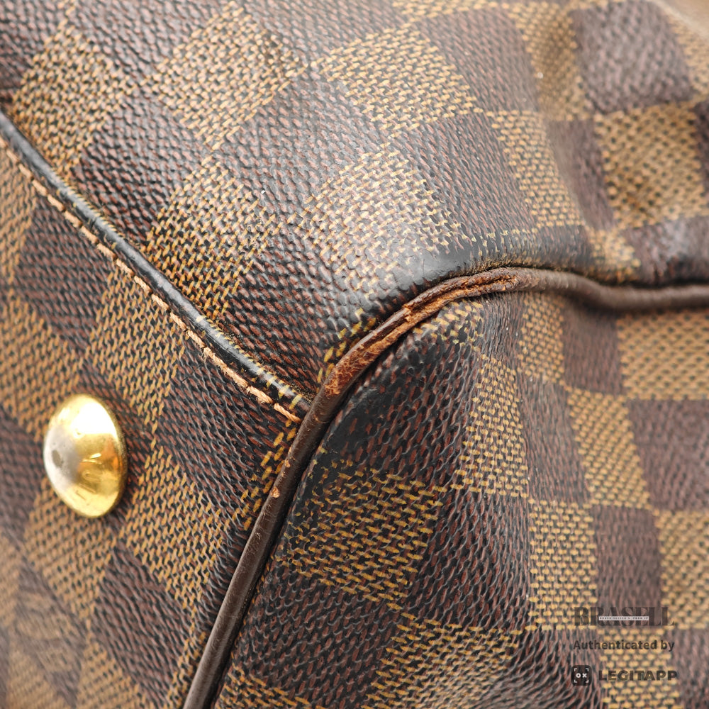 LOUIS VUITTON Trevi GM Damier Canvas Brown 2Way Hand Bag【ImportFeeFREE】