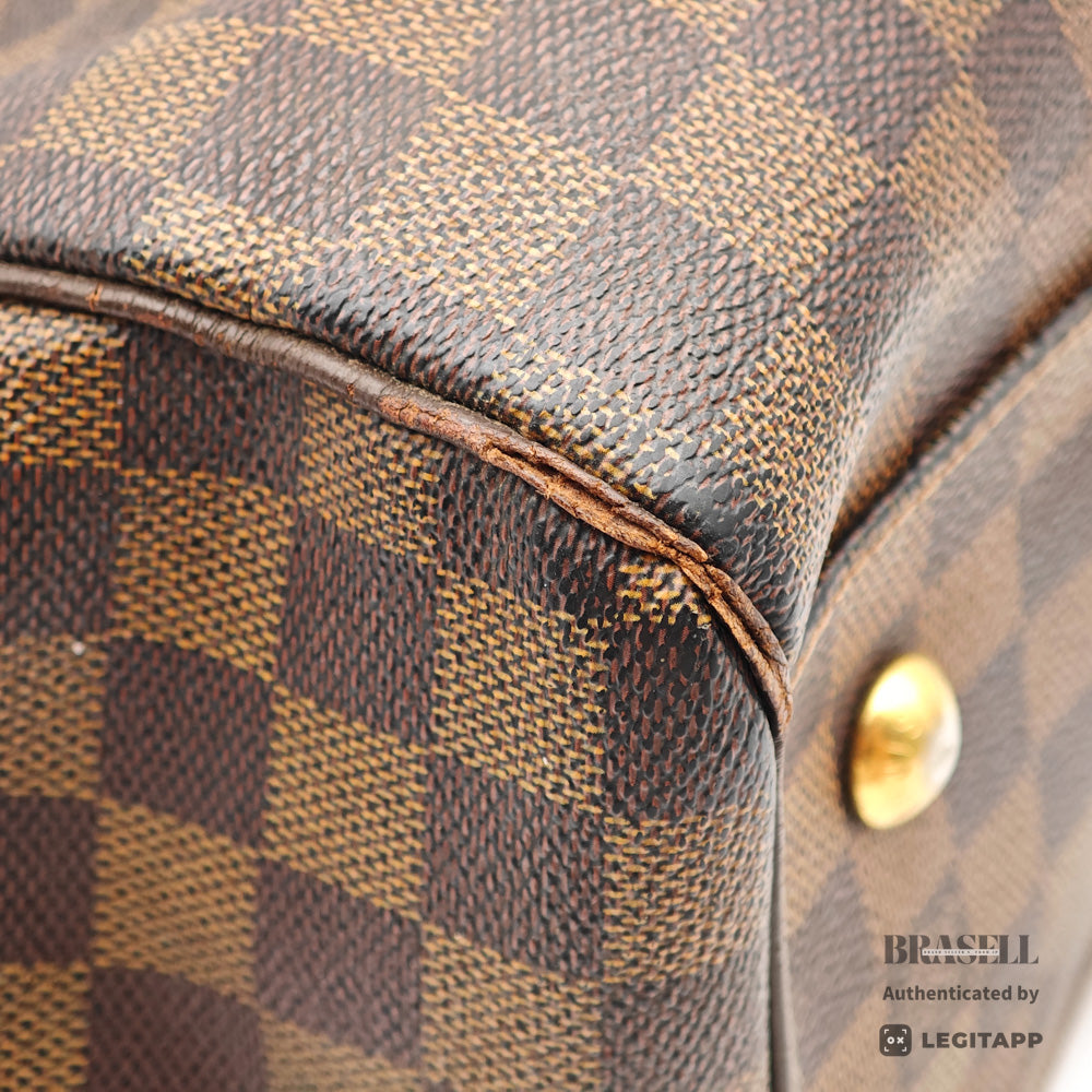 LOUIS VUITTON Trevi GM Damier Canvas Brown 2Way Hand Bag【ImportFeeFREE】