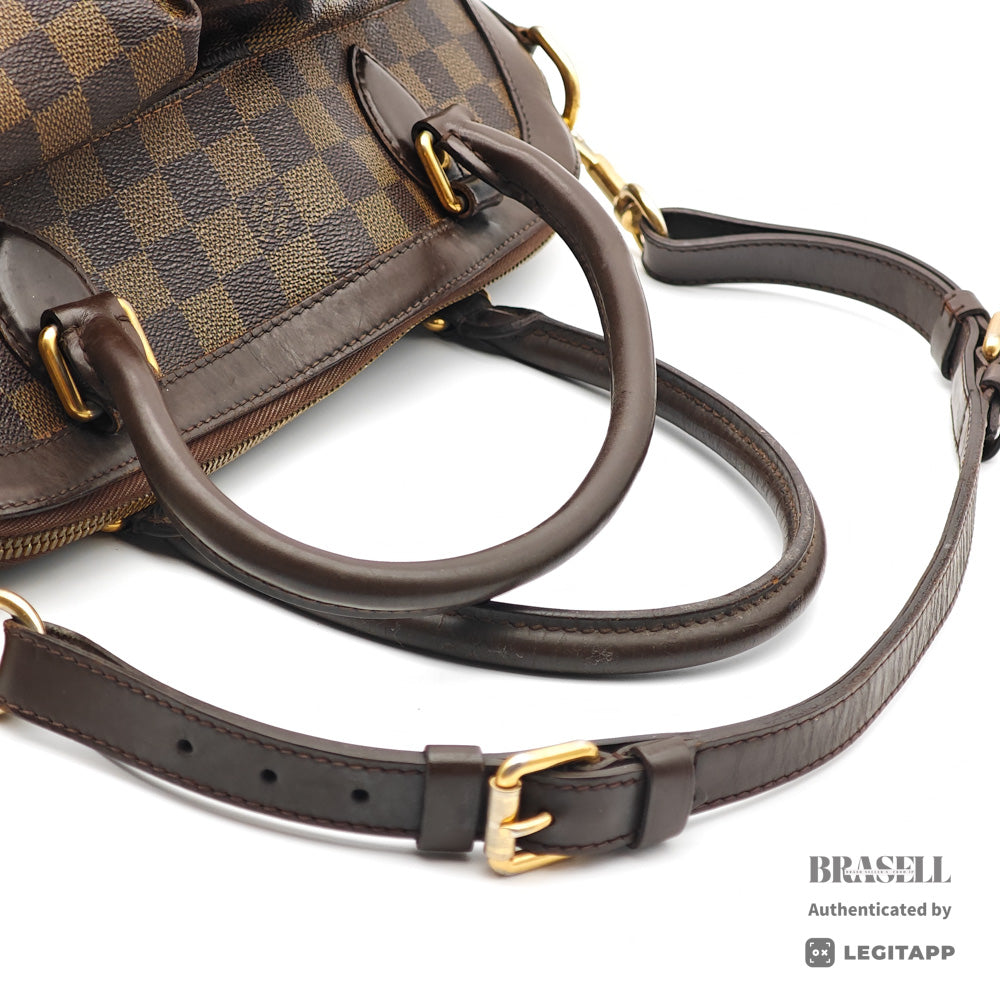 LOUIS VUITTON Trevi GM Damier Canvas Brown 2Way Hand Bag【ImportFeeFREE】