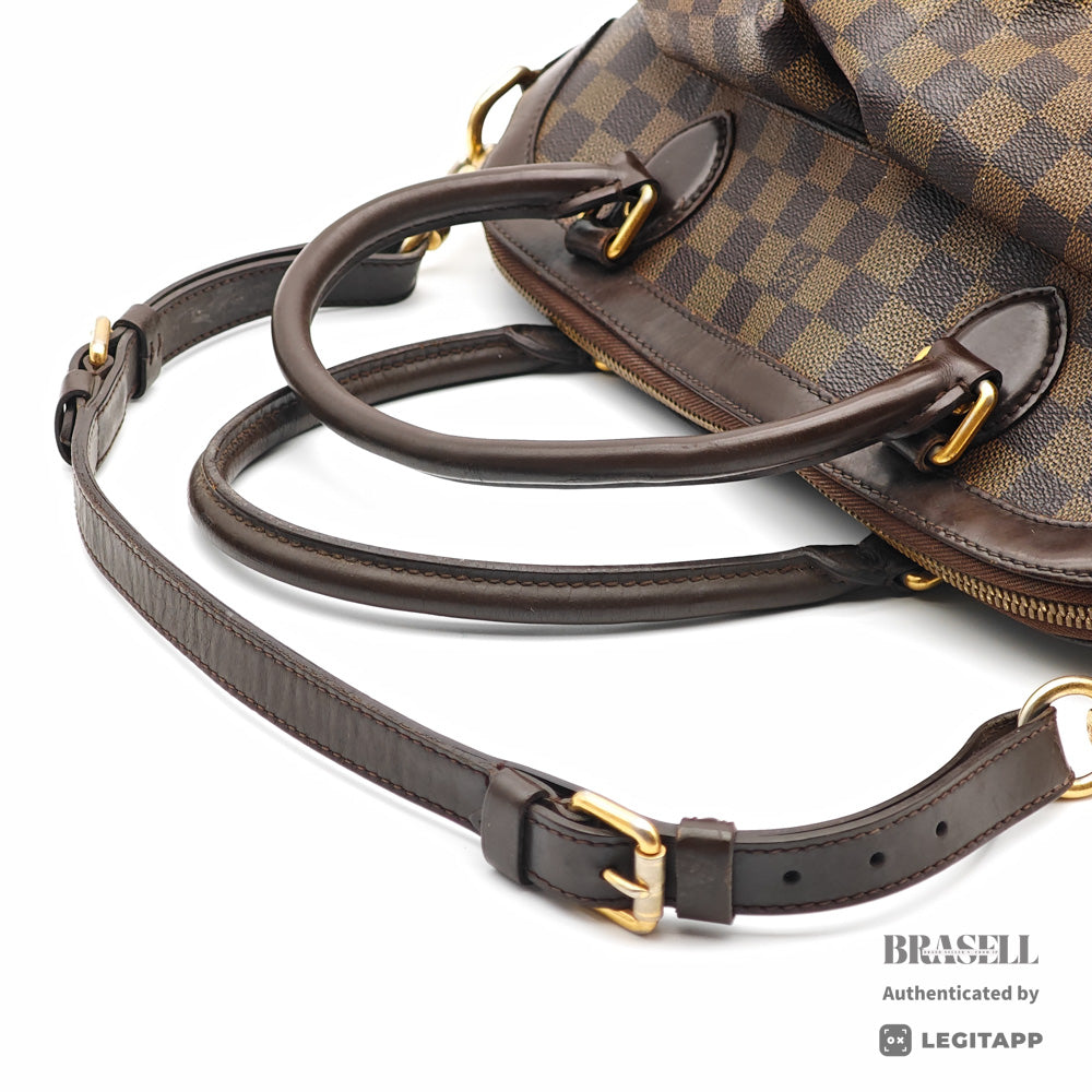 LOUIS VUITTON Trevi GM Damier Canvas Brown 2Way Hand Bag【ImportFeeFREE】