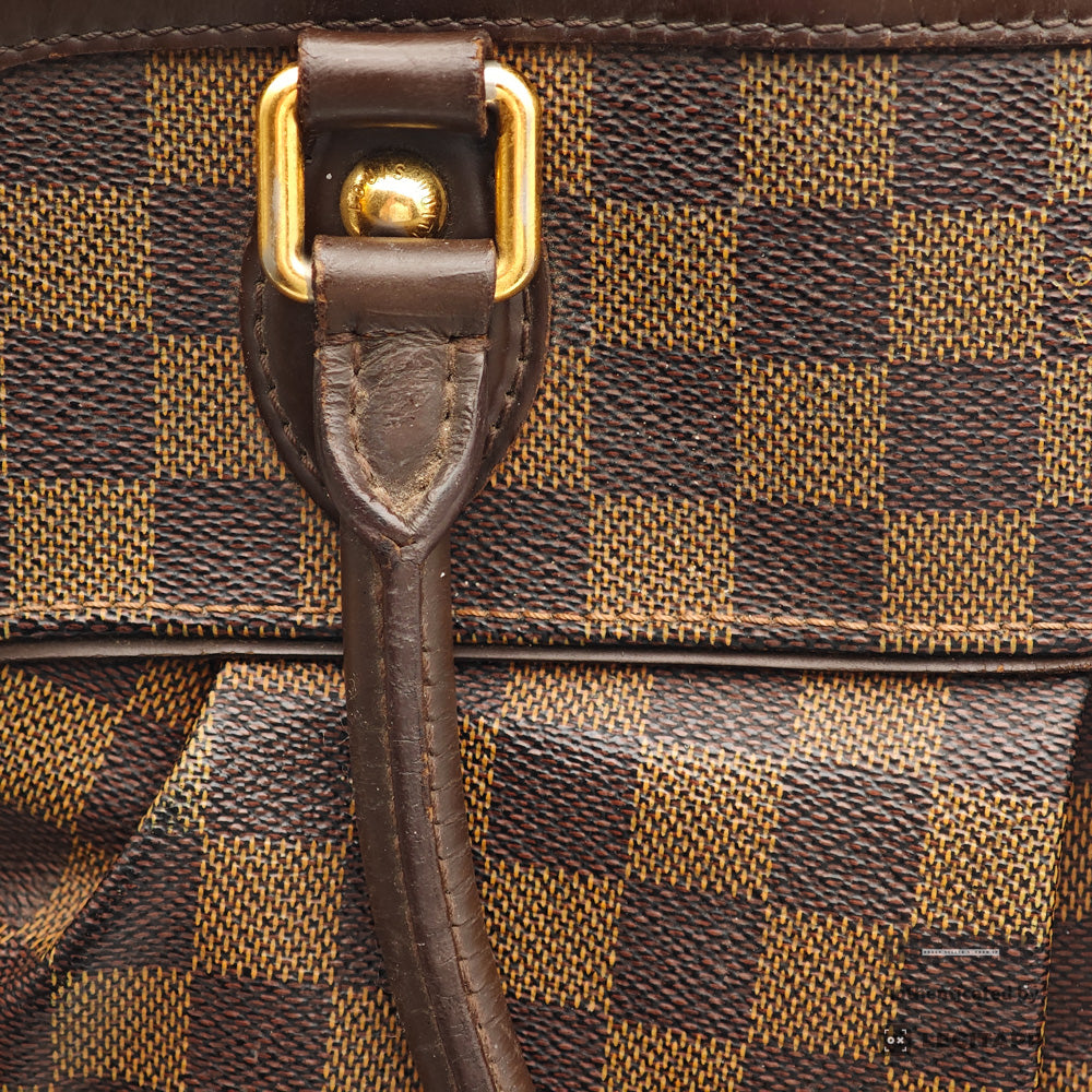 LOUIS VUITTON Trevi GM Damier Canvas Brown 2Way Hand Bag【ImportFeeFREE】