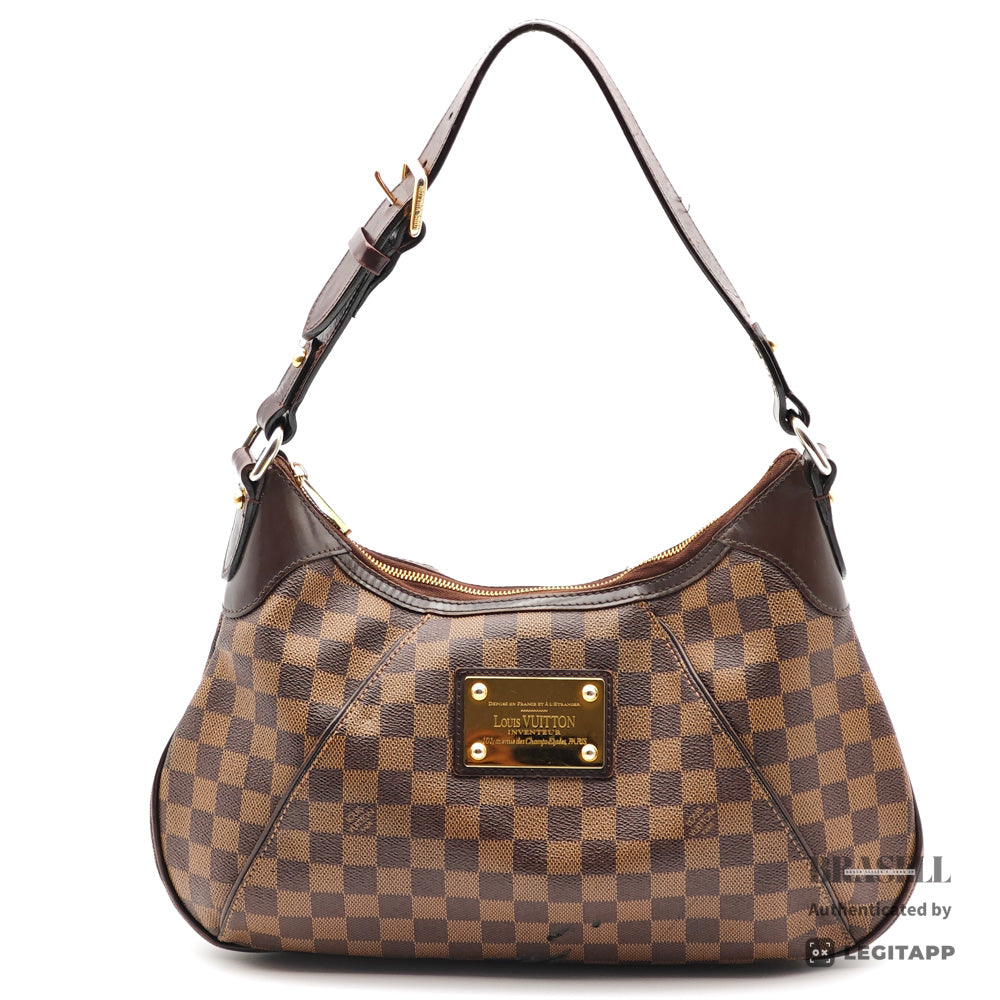 LOUIS VUITTON Thames GM Damier Canvas Shoulder Bag N48181 【ImportFeeFREE】