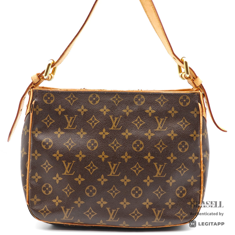 LOUIS VUITTON Hudson GM Monogram Canvas Brown Shoulder Bag 【ImportFeeFREE】