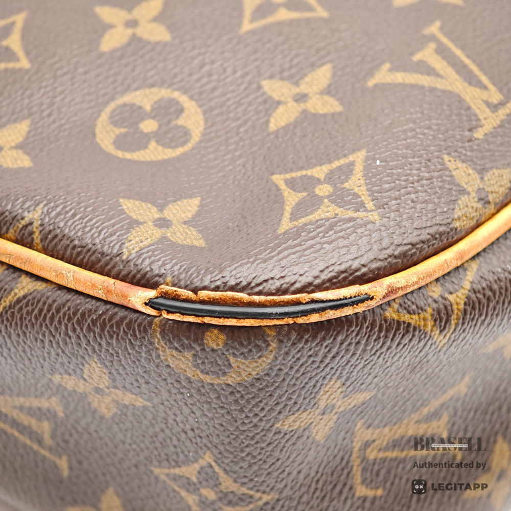 LOUIS VUITTON Hudson GM Monogram Canvas Brown Shoulder Bag 【ImportFeeFREE】