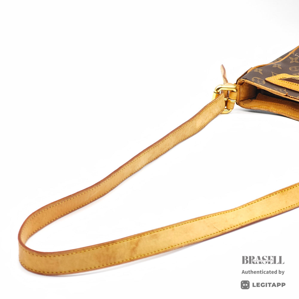 LOUIS VUITTON Hudson GM Monogram Canvas Brown Shoulder Bag 【ImportFeeFREE】