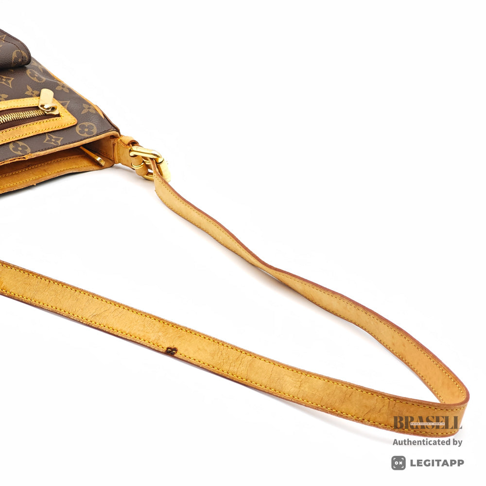 LOUIS VUITTON Hudson GM Monogram Canvas Brown Shoulder Bag 【ImportFeeFREE】