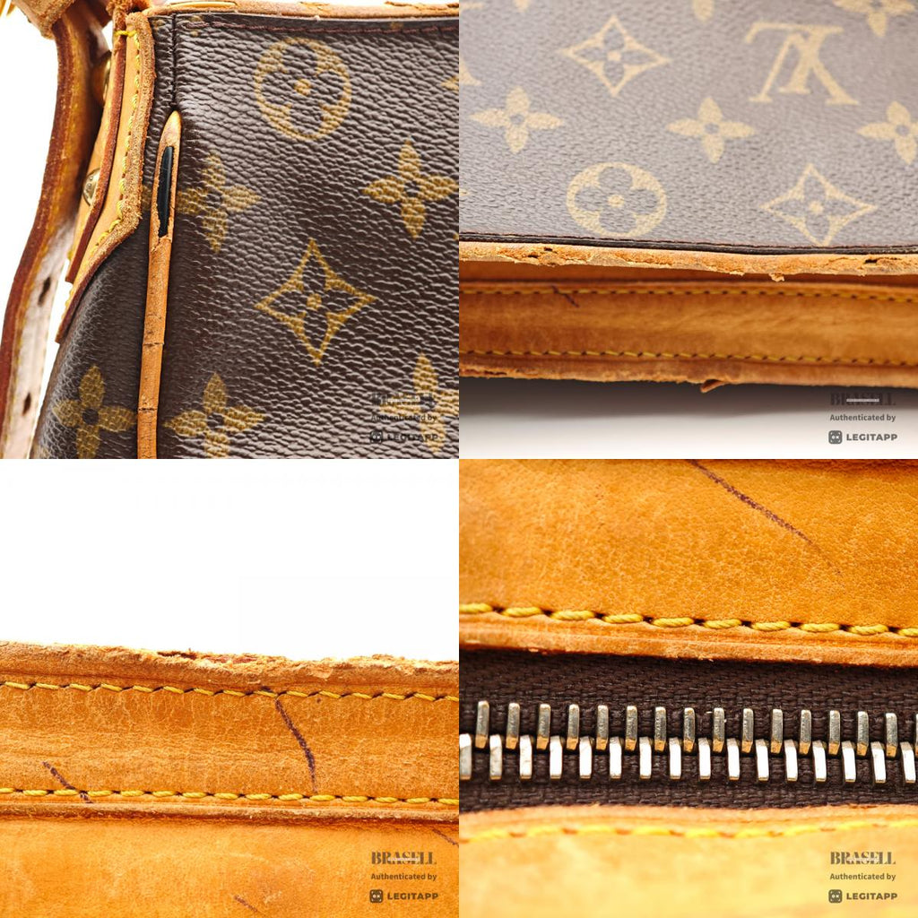 LOUIS VUITTON Hudson GM Monogram Canvas Brown Shoulder Bag 【ImportFeeFREE】
